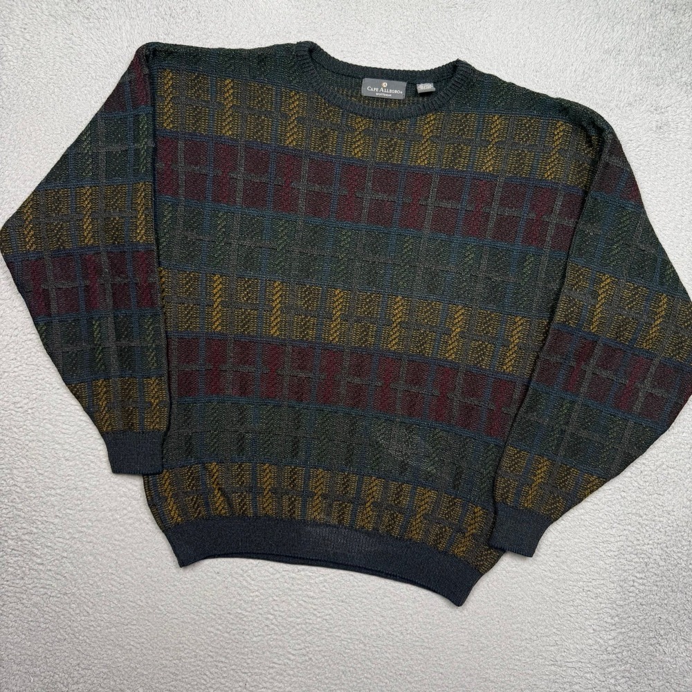 Vintage 90s Cape Allegro Knit Sweater